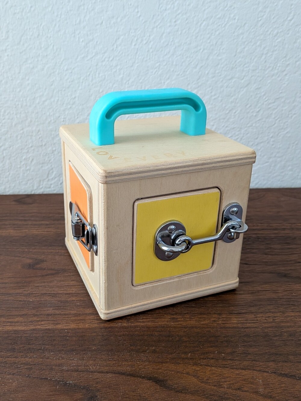 Lovevery The Lockbox Wooden Montessori Toy Latches The Realist Play Kit - Picture 3 of 9